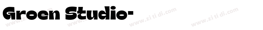 Groen Studio字体转换